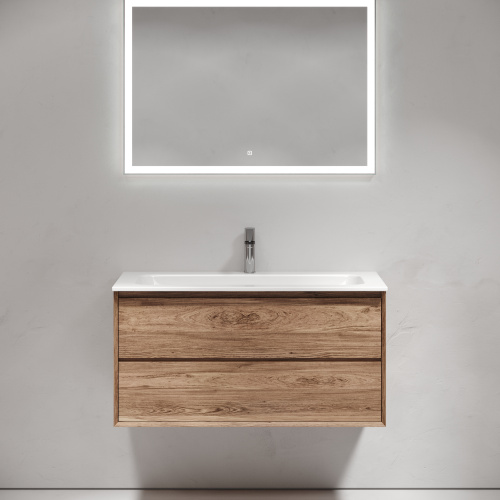 Тумба под раковину Sancos Marmi 2.0 MR2.0100ECH 99,5х44,5х52 настенная - фото 4